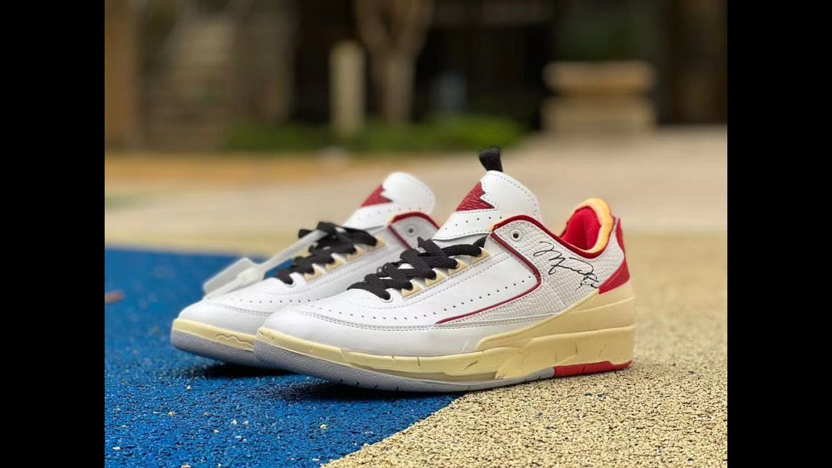 Jordan 2 Retro Low SP Off-White White Red