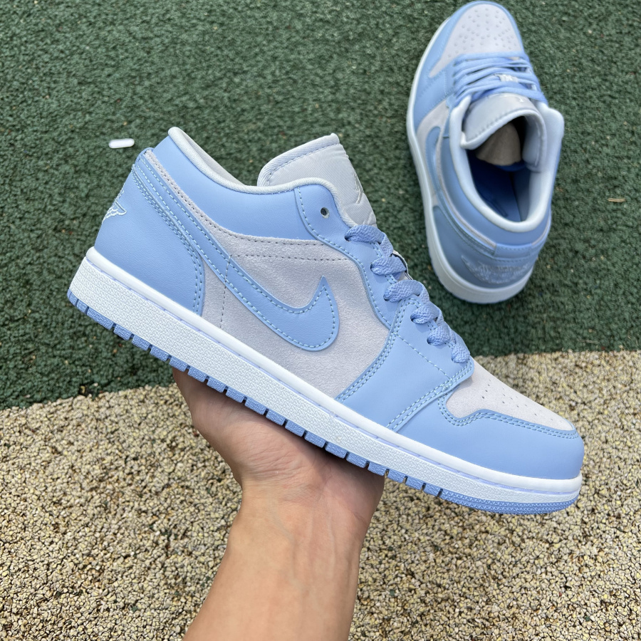 Jordan 1 Low Football Grey Aluminum (W)