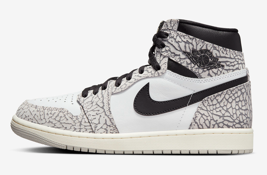 Jordan 1 Retro High OG White Cement