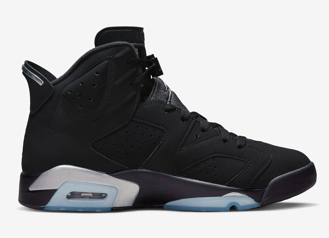 Jordan 6 Retro Chrome Metallic Silver