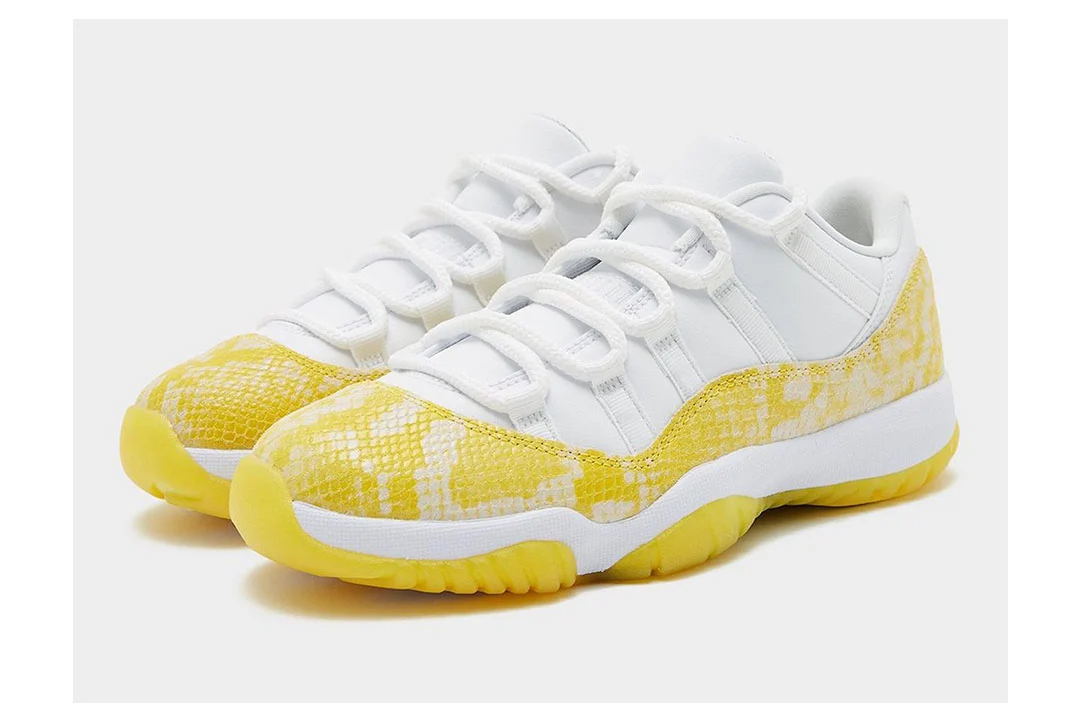 Jordan 11 Retro Low Tour Yellow Snakeskin (W)