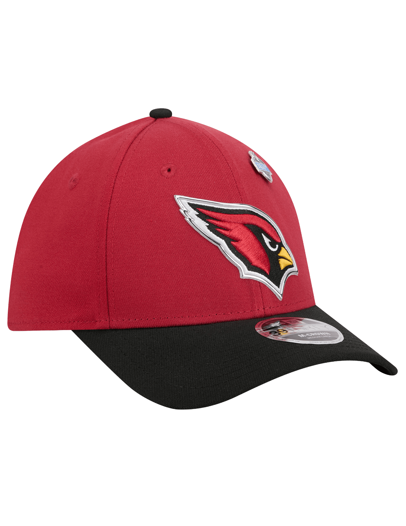 Arizona Cardinals New Era NFL Draft 26 39THIRTY M-Crown Stretch-Fit Hat