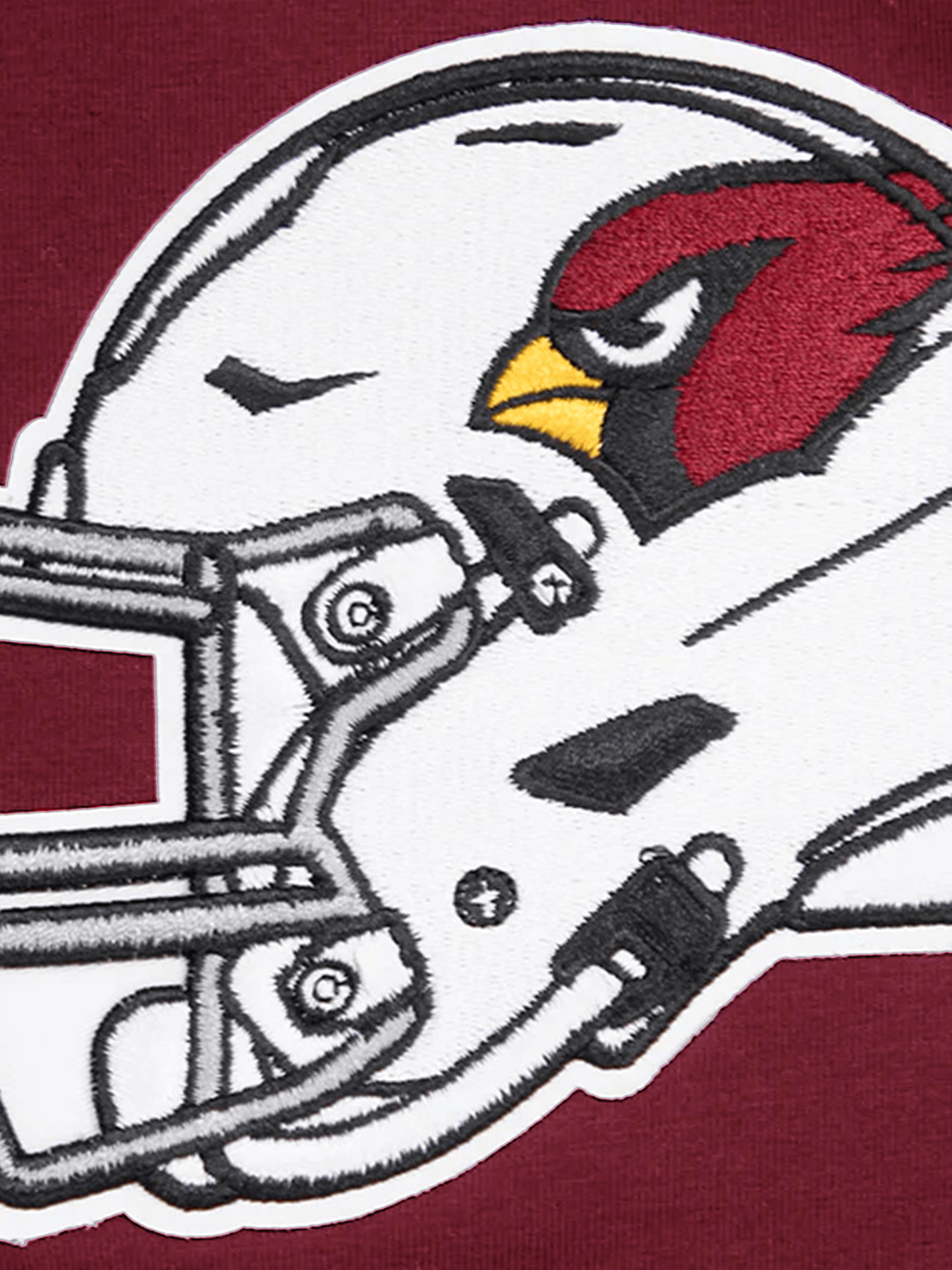 Arizona Cardinals Pro Standard NFL Team Chenille Flex T-Shirt - Dark Red