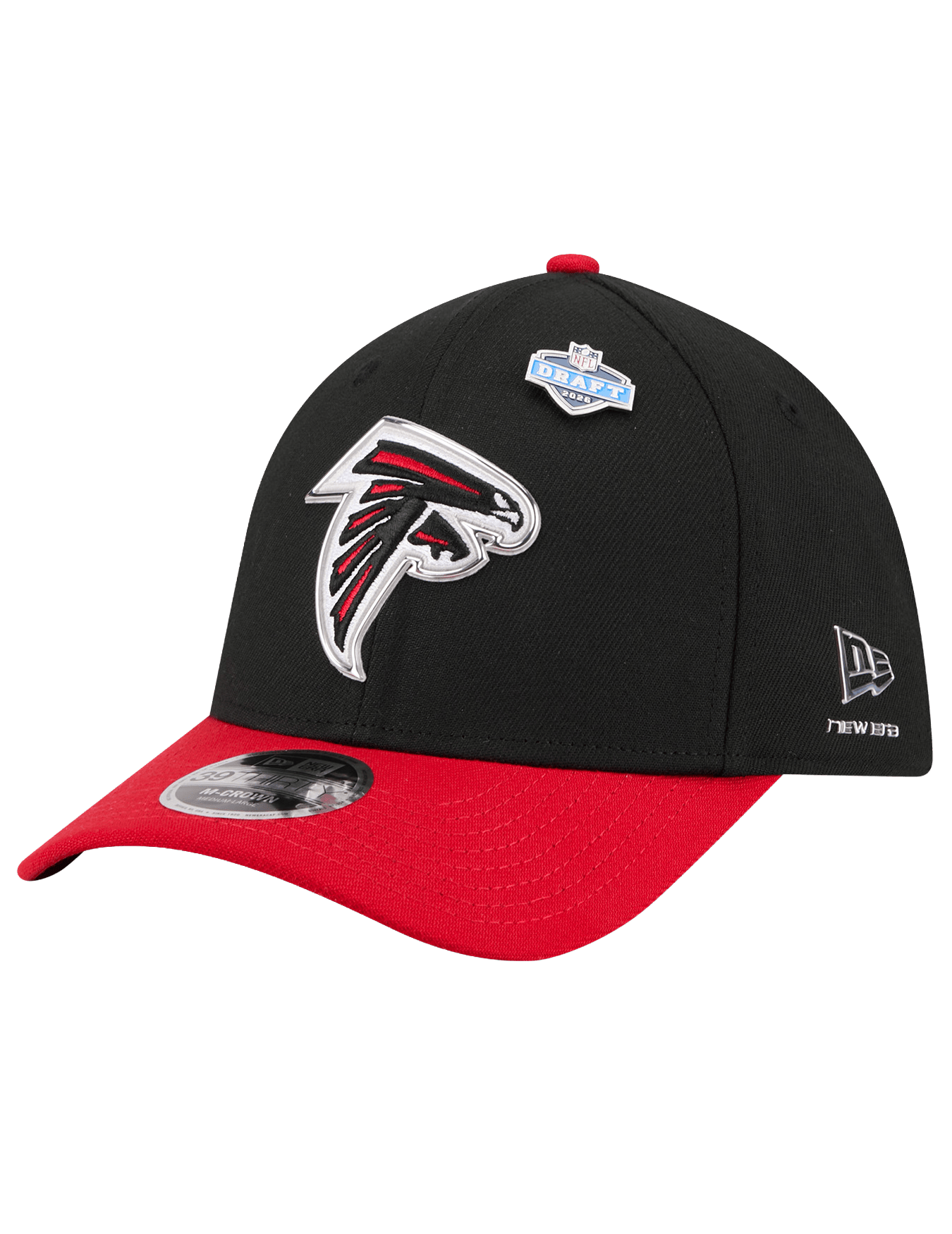 Atlanta Falcons New Era NFL Draft 26 39THIRTY M-Crown Stretch-Fit Hat
