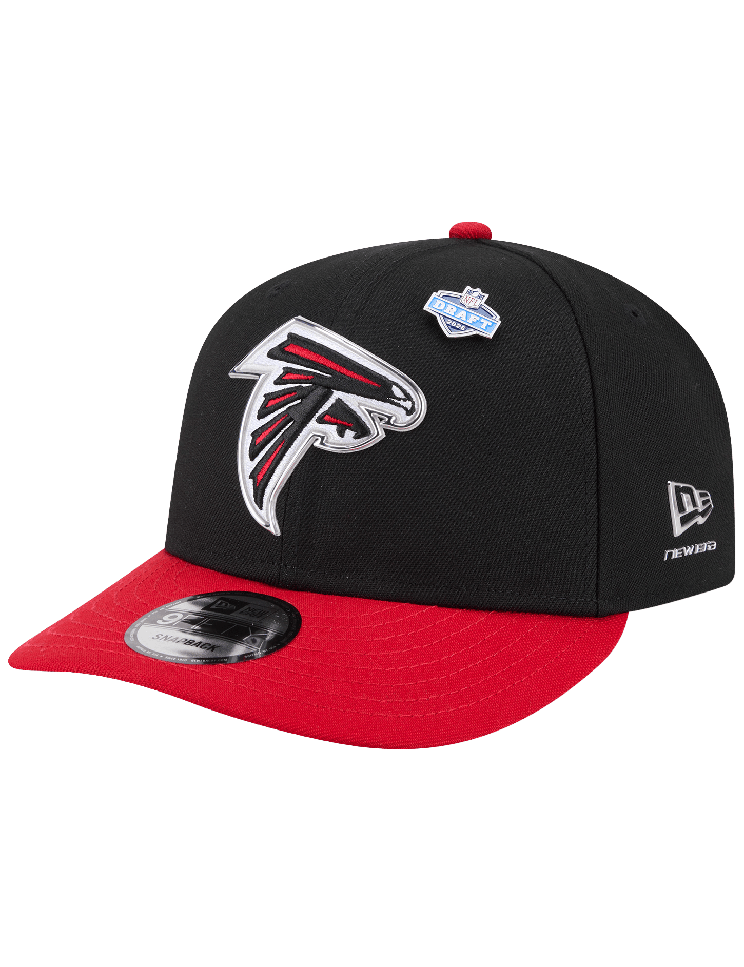 Atlanta Falcons New Era NFL Draft 26 9FIFTY Pre-Curved Snapback Hat