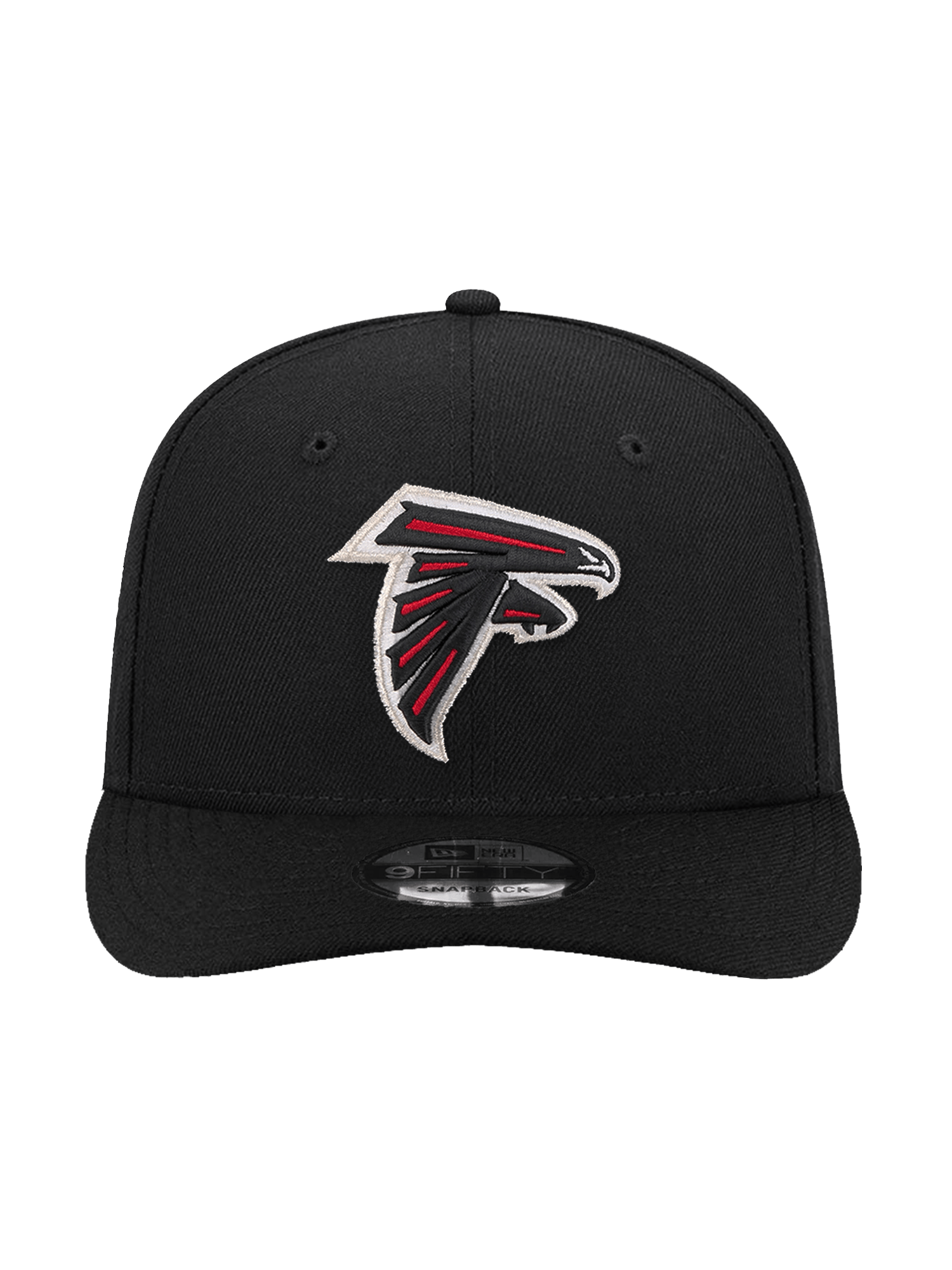Atlanta Falcons New Era NFL Team 9FIFTY Pre-Curved Snapback Hat - Black