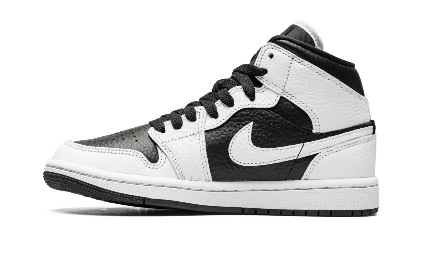 Wmns Air Jordan 1 Mid Se "Split Black White"