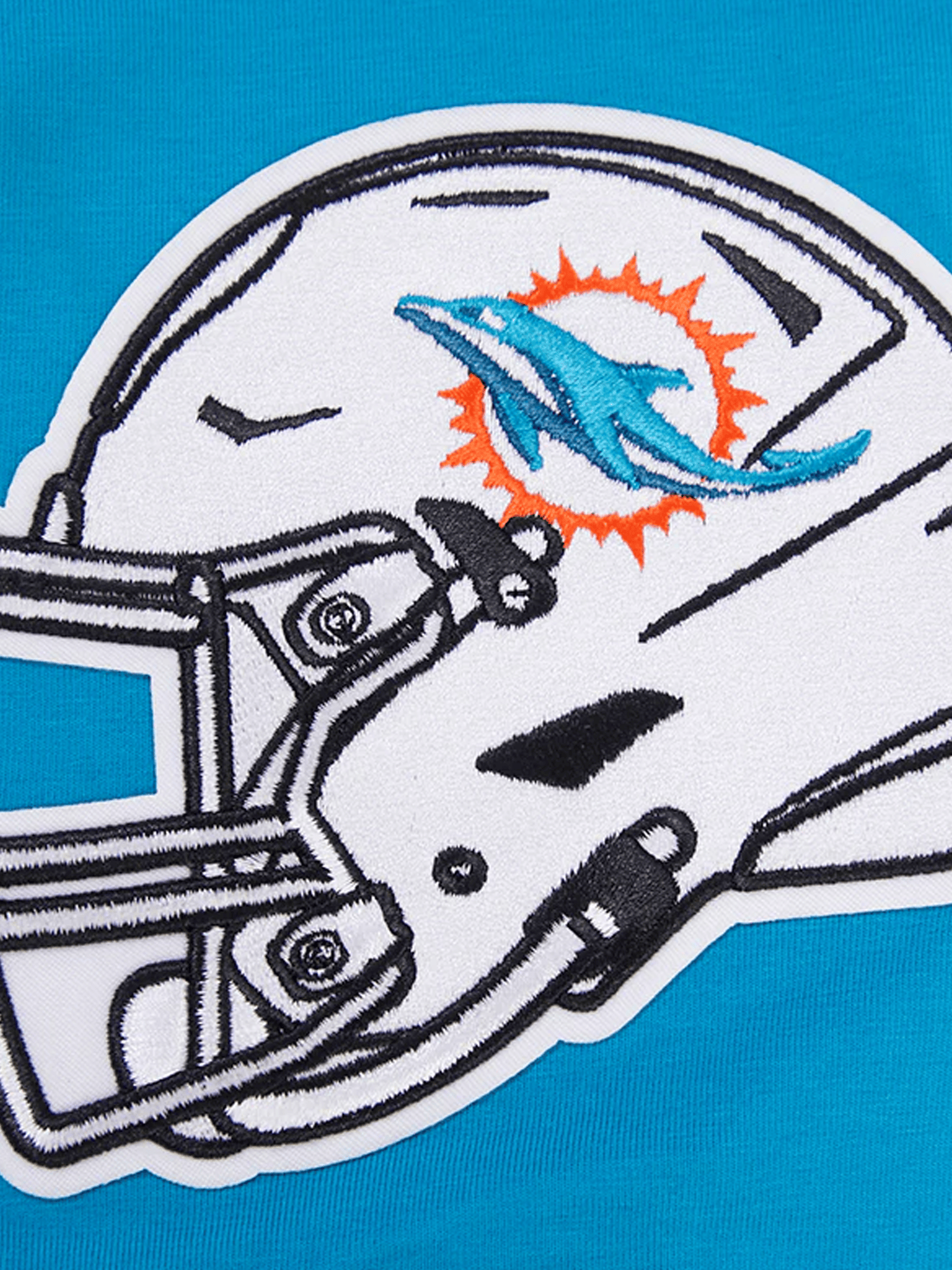 Miami Dolphins Pro Standard NFL Team Chenille Flex T-Shirt - Teal