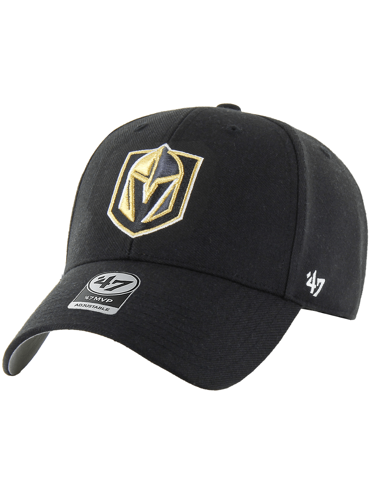 Vegas Golden Knights '47 NHL Wordmark Hit MVP Snapback Hat - Black